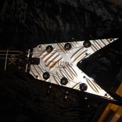 ESP Edwards Anchang Star II E-AS-II-155SM 2000s black with silver plate image 11