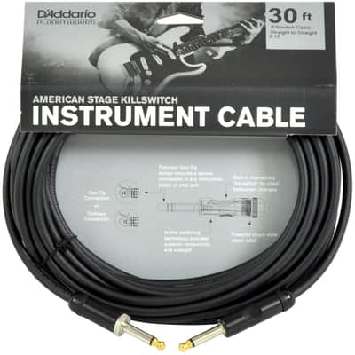 D'Addario Planet Waves American Stage KS (Muting Plug) 30' Instrument Cable image 11