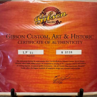 Gibson Custom Shop Historic ’58 Les Paul Reissue R8 – 2003 – Brazilian Rosewood image 7