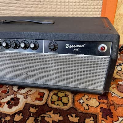 Vintage 1982 Fender Bassman 135 Blackface USA Valve Amplifier Head 1980s Bild 2