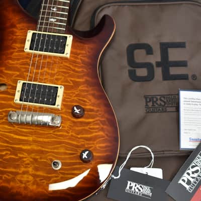 PRS SE Custom 22 - Quilt Top - Semi-Hollow - Sunburst - w/ PRS Gig bag image 1