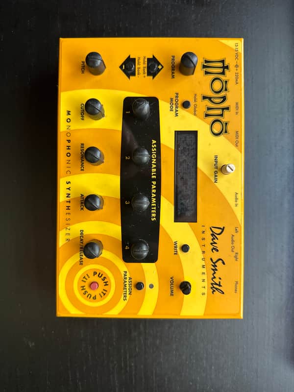 Dave Smith Instruments Mopho Desktop Monophonic Synthesizer 2008 - 2016 - Yellow image 1