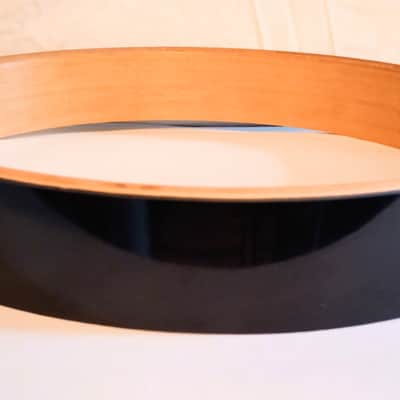 LUDWIG MAPLE RING FREE FLOATING PICCOLO SHELL 70's - BLACK CORTEX - FREE SHIP TO C-USA! image 1