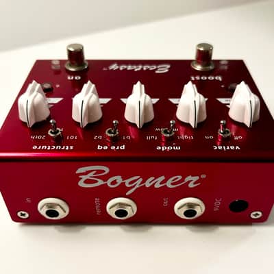 Bogner Ecstasy Red Overdrive w/ Boost 2010s Red image 4