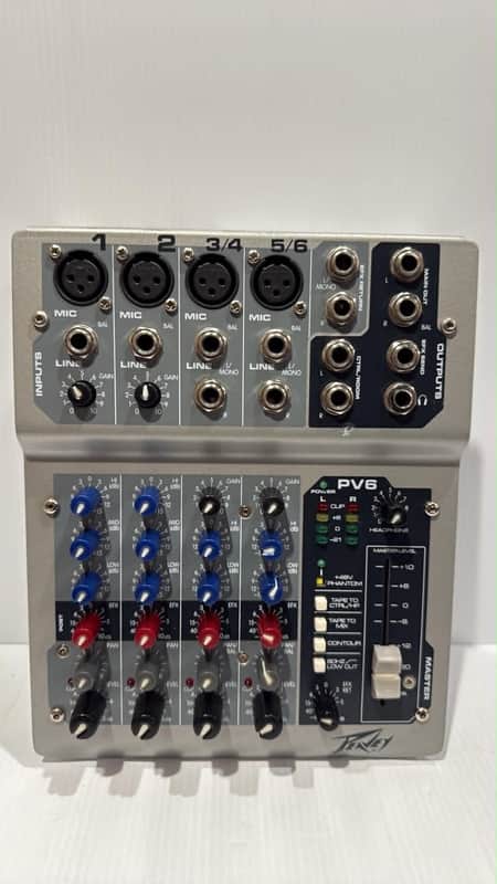 6 Channels Mixer Peavey PV6 image 1