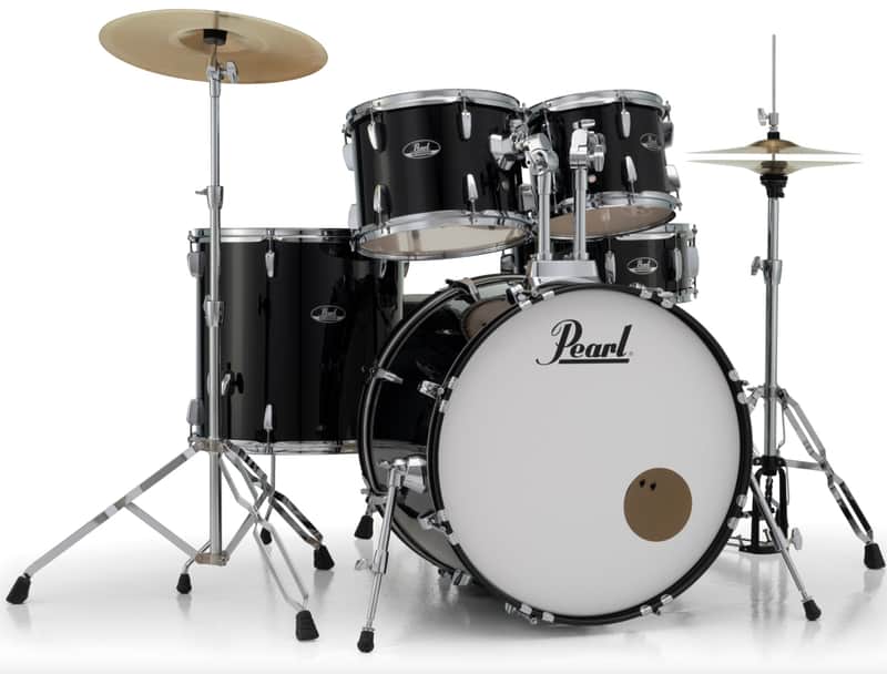Pearl Roadshow 5-Piece Shell Pack - 22" Bass Drum JET BLACK image 1
