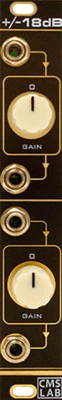 FEEDBACK +/- 18DB AMPLIFIER + ATTENUATOR : BRAND NEW :  [DETROIT MODULAR] image 1