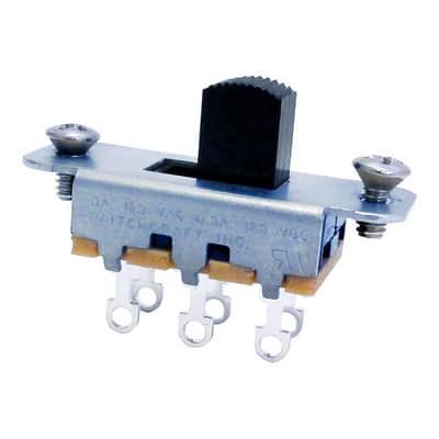 Switchcraft On/On DPDT Slide Switch Jaguar/Jazzmaster Style Pickup Selector (Black)