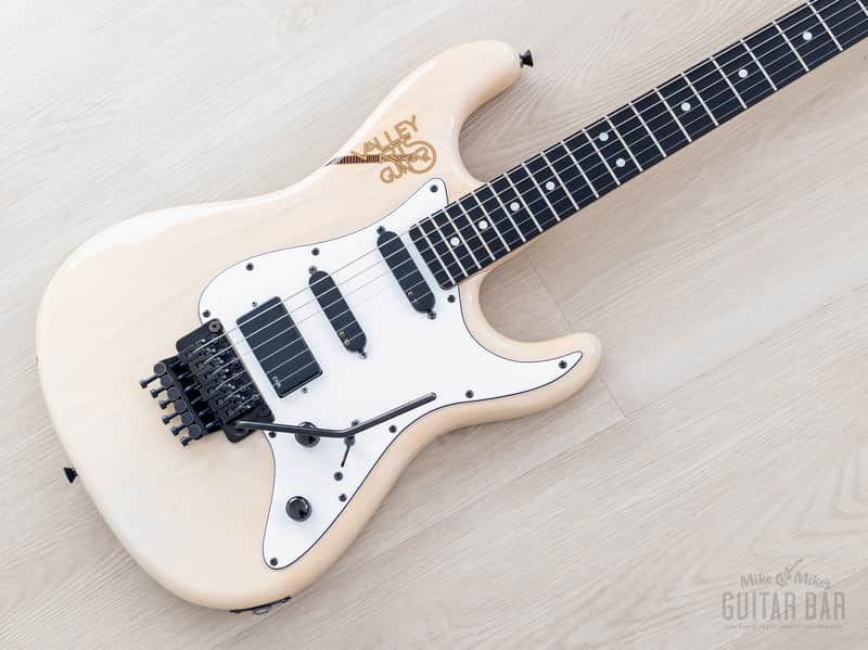 1989 Valley Arts M Series Standard 2 Vintage SSH Superstrat Blonde w/ Interlock Neck, EMG & Floyd Rose image 1