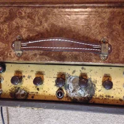Rare Early DANELECTRO Twin Twelve Super Vibravox Prototype Amp image 3