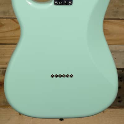 Fender Tom Delonge Stratocaster Electric Guitar Surf Green w/ Gigbag image 3