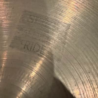 Zidjian 16" Medium Sizzle Ride. Vintage 1950s Factory Stamped. 1152 Grams. image 4