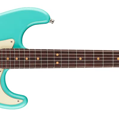 Fender American Ultra Luxe Vintage '60s Stratocaster HSS, Rosewood Fingerboard - Sea Foam Green image 7