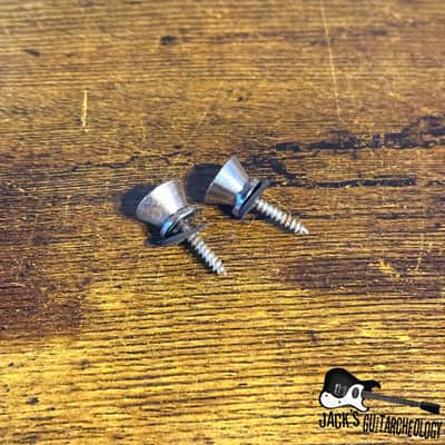 Economy Heavy Relic Strap Buttons (2000s - Silver) image 2
