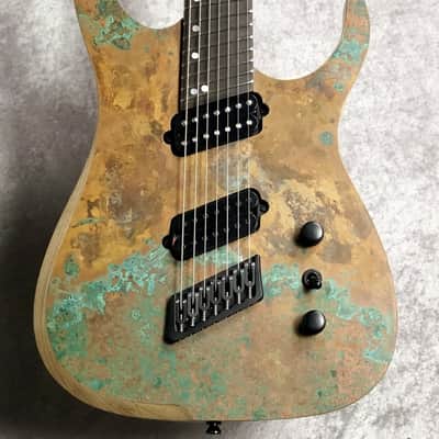 Ormsby Guitars Custom Shop HYPEMACHINE COPPER 7 -Exhibition Model at NAMM2020!!!   Real copper top!! image 3