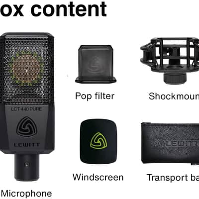 Immagine Lewitt Audio LCT 440 PURE Large-Diaphragm Condenser Microphone+Shockmount - 6