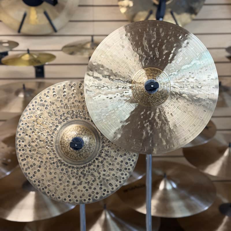 PAISTE 14" TRADITIONAL SIGNATURE MED LIGHT H-HATS 928/1228G - USED image 1
