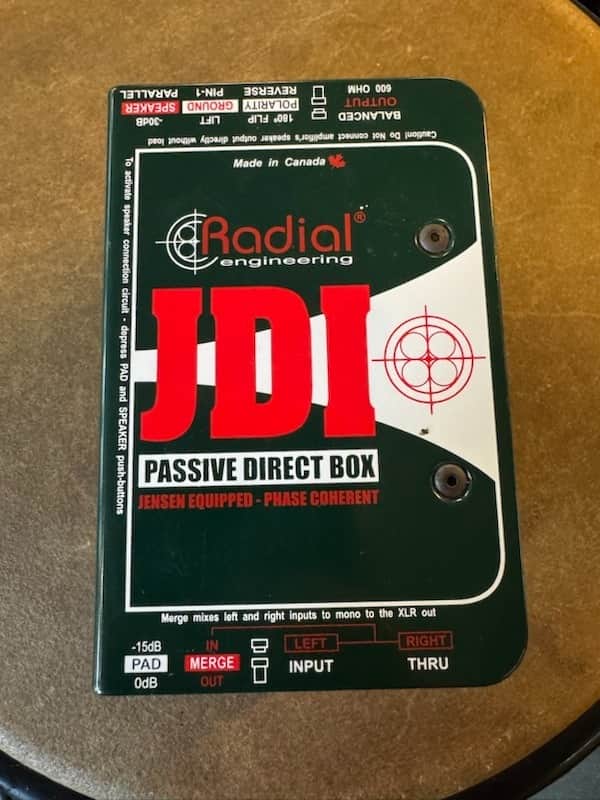 Radial JDI Jensen-equipped 1-channel Passive Instrument Direct Box image 1