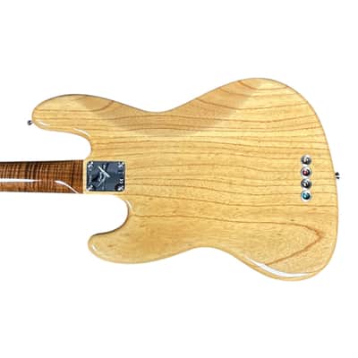Fender Custom Shop NOS Artisan Jazz Bass, Flame Maple Burl/Rosewood 9.4 LBS *IN STOCK* image 2