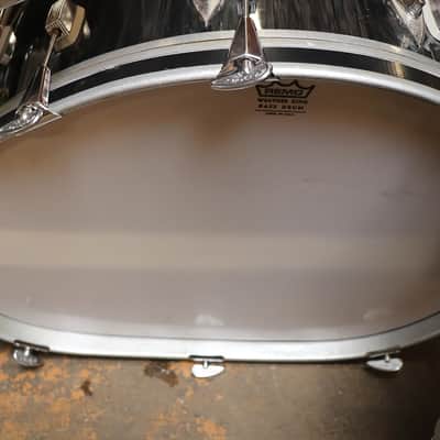 Trixon 3pc Speedfire Drum Set Black Stripe Vintage 1960's image 8
