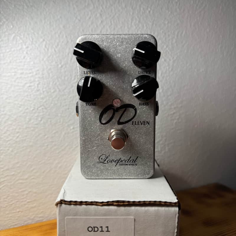 Love Pedal OD Eleven エフェクター RAW Silver Lovepedal OD-11