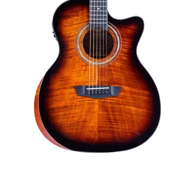 Washburn WCG12FCE | Comfort Series Grand Auditorium Cutaway Acoustic Electric Guitar. New with Full Warranty!