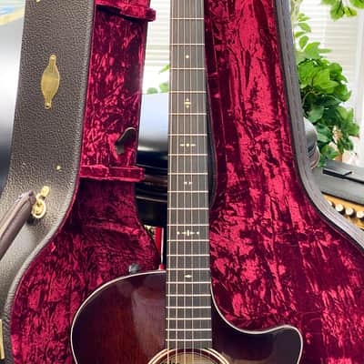 Taylor 524ce Grand Auditorium Cutaway Mahogany Ebony Binding Acoustic-Electric Guitar w/Case image 7