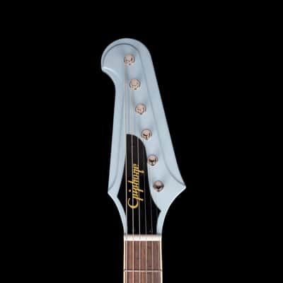 Epiphone 1963 Firebird V Frost Blue with Case - Demo image 13