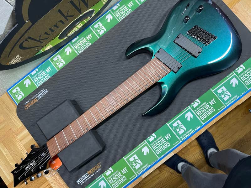 Harley Benton R-458FFB Roasted Multiscale Flip Flop Blue The | Reverb