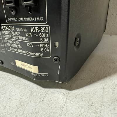 Denon AVR-890 Receiver HiFi Stereo 7.1 Channel HDMI Audiophile Audio - PARTS image 6
