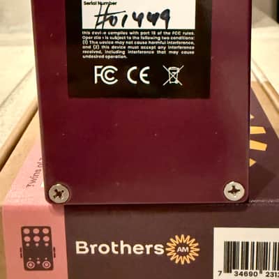 Chase Bliss Audio Brothers AM 2025 - Purple image 5