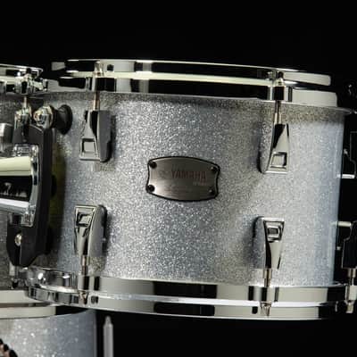 Yamaha Absolute Hybrid Maple 5pc 8/10/12/16/22 Silver Sparkle image 4