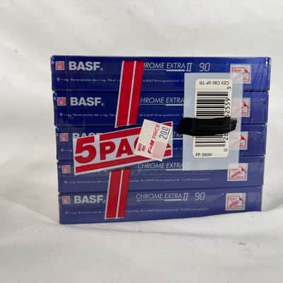 BASF Chrome Extra II CE II 90 cassette tape NEW Factory Sealed 5 PACK Type 2 image 4