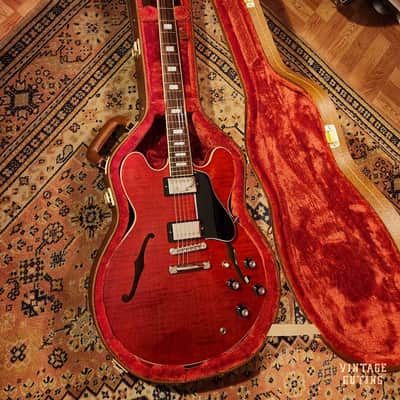2023 Gibson ES-335 Figured Sixties Cherry w/ OHSC | Block Inlay, Figured Top image 24