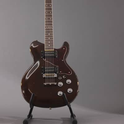 Mosrite of California  Blues Bender 1970 Brown image 9