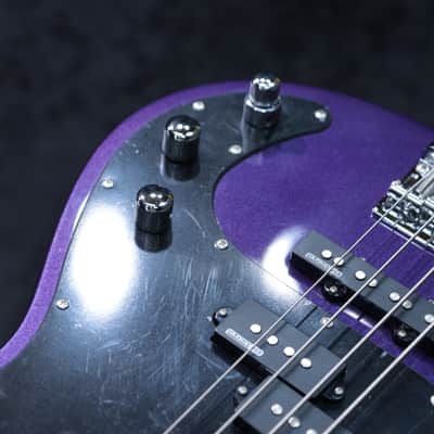 ESP LTD AP-204 Dark Metallic Purple ESP Designed Pickups 4-String Electric Bass image 13