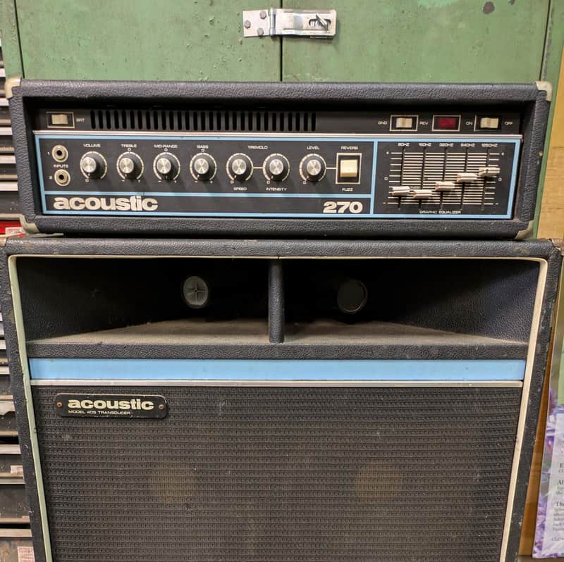 Vintage 1970s Acoustic Control Corp 270 Solid State Guitar/Bass Amp Head image 1