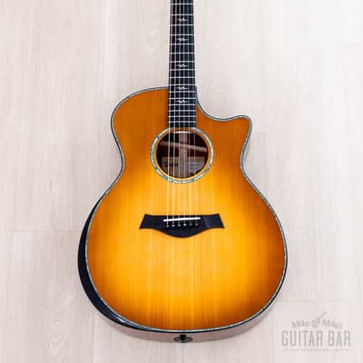 2022 Taylor Custom Grand Auditorium Acoustic Electric Guitar Adirondack Spruce + Mahogany image 2