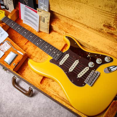 FENDER USA Custom Shop 59' Reissue Stratocaster NOS M/H "Grafitti Yellow + Rosewood" (2009) image 1