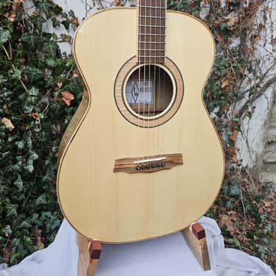 Wilhelm Guitars Black Limba, German Spruce OM Acoustic Guitar image 5