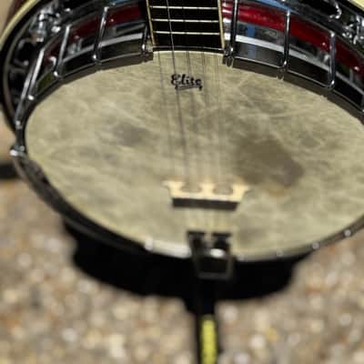 Washburn B-19 5 string banjo 1987 - Sunburst image 13
