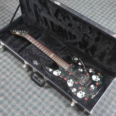 2008 ESP/LTD M-200SR Skull & Roses! w/ESP hardshell case image 9