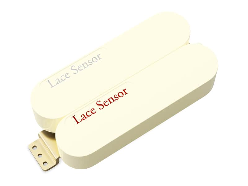 LACE Sensor Dually Humbucker (Red/Silver) - Cream image 1