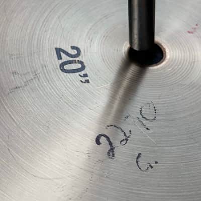 Paiste 20" Formula 602 Medium Flat Ride Cymbal - 2270g image 10