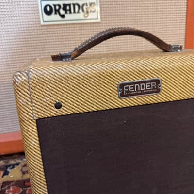 Vintage 1954 Fender Tweed Champ 5D1 Wide Panel Clean USA Amplifier Combo *1950s* image 2