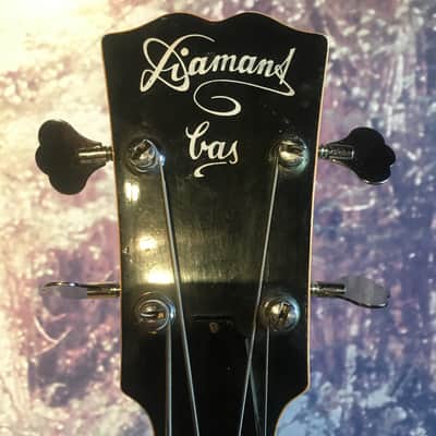 Jolana Diamant Bas, Vintage 1970s short scale single-cut "Les Paul" bass image 6