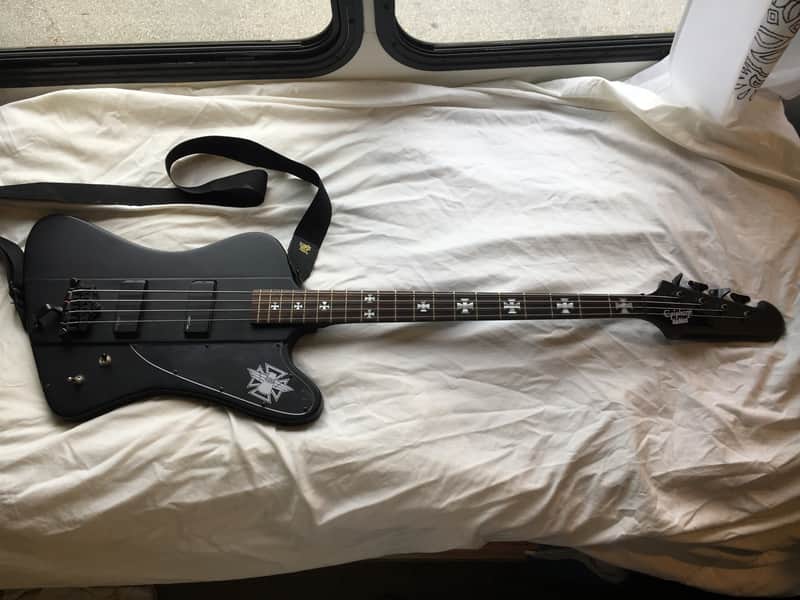 Epiphone Nikki Sixx Blackbird Electric Bass Guitar Motley Crue