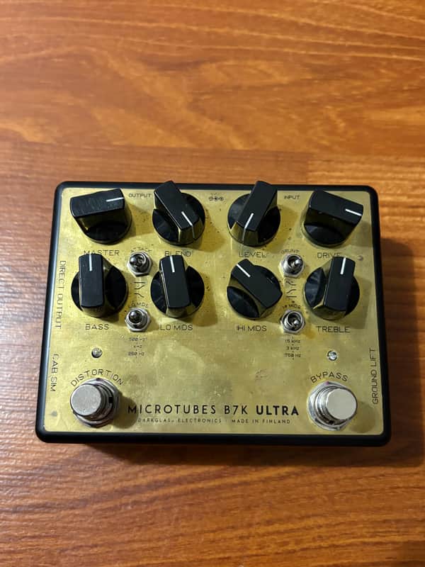 Darkglass Electronics Microtubes B7K Ultra V2 Bass Preamp 2019 - Gold image 1