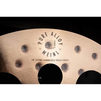 Meinl Pure Alloy Extra Hammered Trash Crash Cymbal 18" image 7