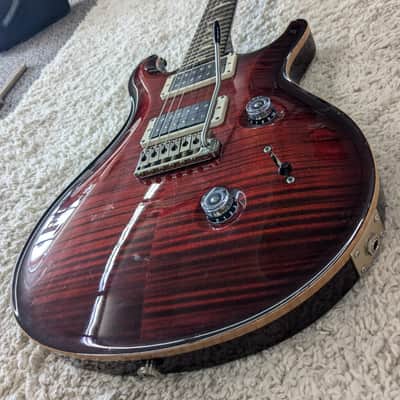 PRS - Paul Reed Smith Custom 24 Fire Red Elec. Guitar - 10 Top in Hardshell Case image 8